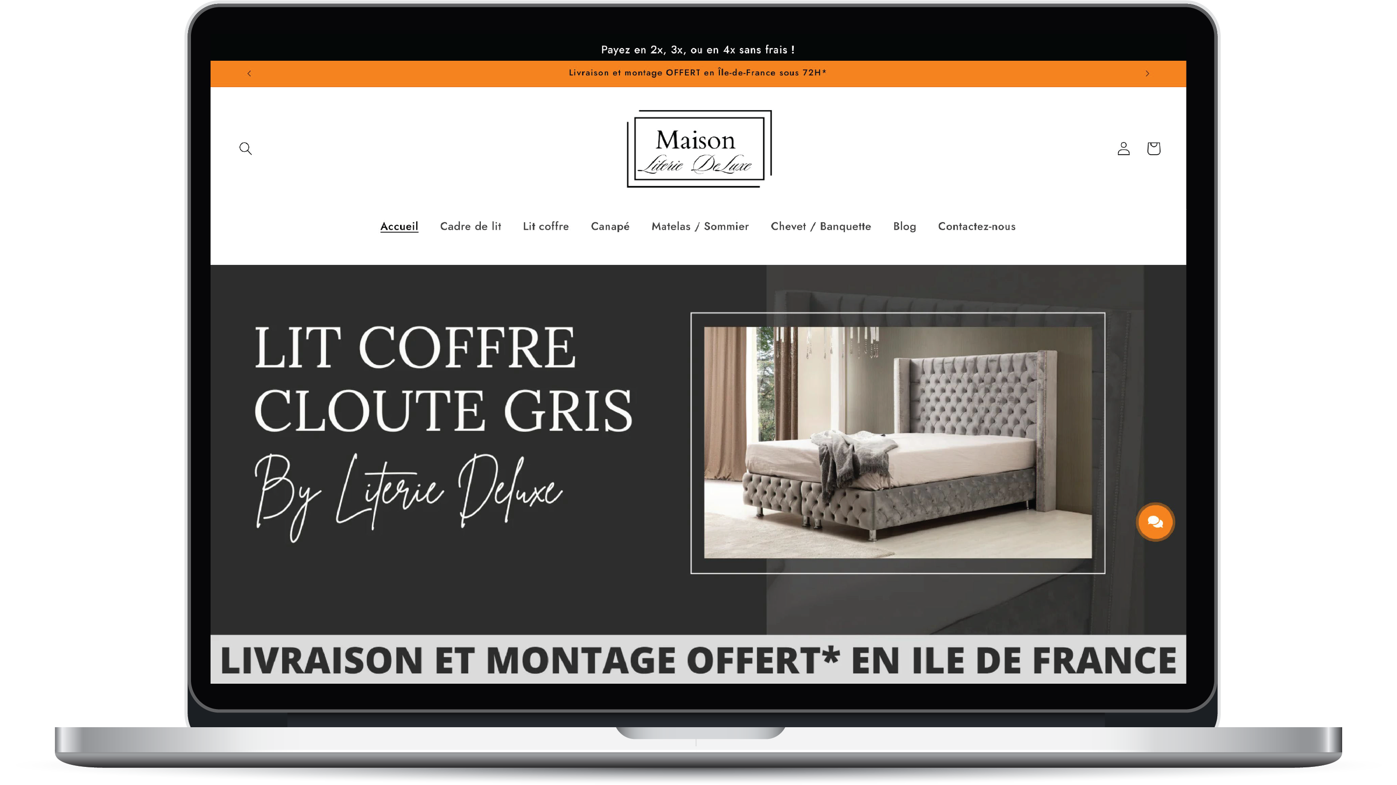Literie Deluxe - Site Web Prof Project