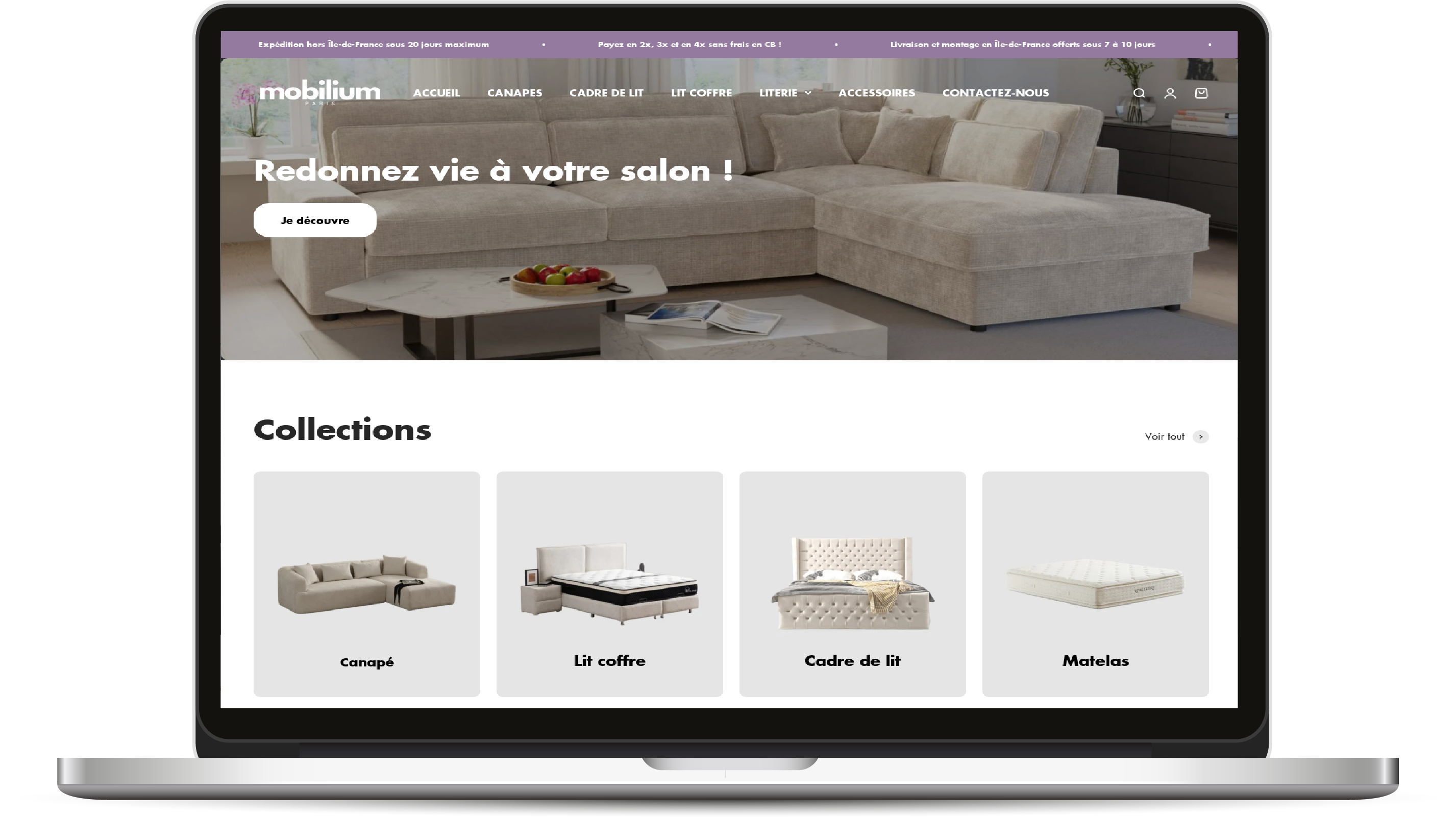 Mobilium - Site Web Prof Project